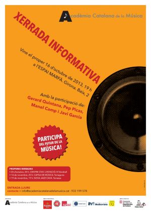 L'Acadèmia Catalana de la Música fa una sessió informativa a Girona